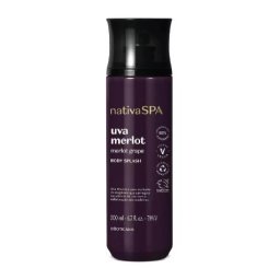 Body Splash Nativa Spa Uva Merlot - 200ml - Nativa Spa - oBoticário