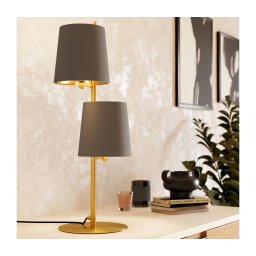 Eglo 99611 - Candeeiro de mesa ALMEIDA 2xE27/40W/230V