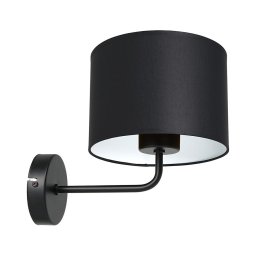 Lâmpada de parede ARDEN 1xE27/60W/230V preta/branca