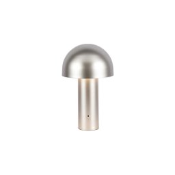 Lâmpada de mesa LED recarregável dimmável 1W 5V 3000-6000K 1800mAh dourada