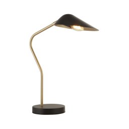 Searchlight EU60419BK - Candeeiro de mesa SWAN 1xE14/7W/230V preto