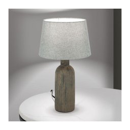 Orion LA 4-1226 - Candeeiro de mesa ORCHID 1xE27/40W/230V cerâmica castanho/cinzento