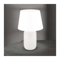 Orion LA 4-1227 - Candeeiro de mesa CORAL 1xE27/40W/230V cerâmica/branco