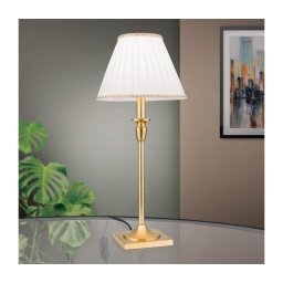 Orion LA 4-1049/1 - Candeeiro de mesa FONSA 1xE27/60W/230V branco/dourado