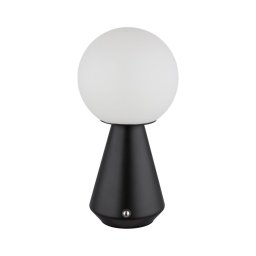 Globo 21029S - Lâmpada de mesa LED SORA 1,5W/5V 1800mAh preta com dimmer tátil