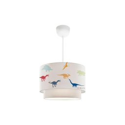 Lustre infantil CANDY 1xE27/40W/230V branco/multicolorido