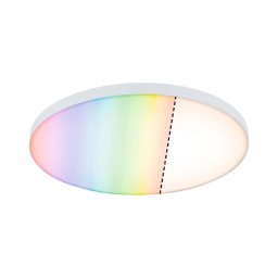 Paulmann 79929 - LED/22W RGBW Luminária de teto dimerizável LORIA 230V