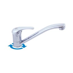 RAV Slezák SA005.0 – Misturadora para lava-loiça SAZAVA, 11,7 cm, acabamento cromado brilhante
