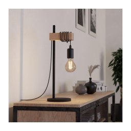 Eglo 55249 - Candeeiro de mesa TOWNSHEND 1xE27/10W/230V