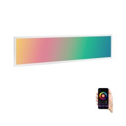 Aigostar - Painel LED embutido para teto RGBW dimerizável MESH LED/36W/230V 120x30 cm