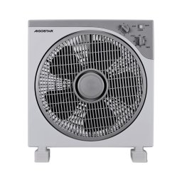 Aigostar - Ventilador de suelo 35W/230V pr. 30 cm blanco/gris