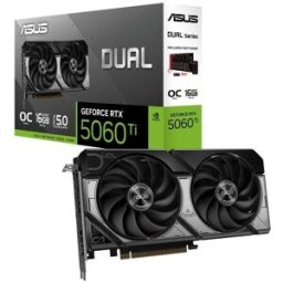 Placa gráfica ASUS GeForce RTX 5060 Ti DUAL OC 16GB GDDR7 Reflex 2 RTX AI DLSS4