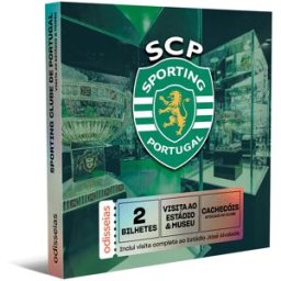 Sporting Clube de Portugal Visita ao Estádio e Museu + 2 Cachecóis