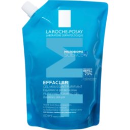 La Roche Effaclar + M Gel Espuma Purificante para Pele Oleosa com Tendência Acneica 400mL Refill