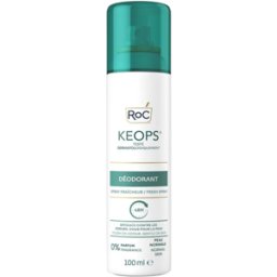 Roc Keops Spray Seco Desodorizante Transpiração Intensa 100mL