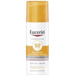 Eucerin Sun Protection Pigment Control SPF50+ Fluido Solar para a Hiperpigmentação 50mL Light SPF50+