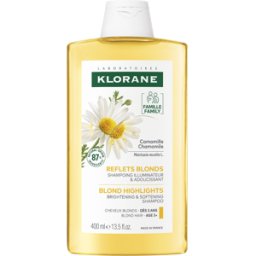 Klorane Extrato de Camomila Shampoo Brilho e Reflexos Dourados 400mL