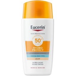 Eucerin Sun Protection Hydro Protect SPF50+ Fluido Ultra-Ligeiro Hidratação Intensa 50mL Light SPF50+