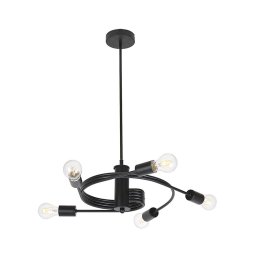 Rabalux 2098 - Candelabro integrado CARLY 5xE27/15W/230V preto antigo