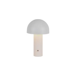Lâmpada de mesa LED recarregável dimmável 1W 5V 3000-6000K 1800mAh branca