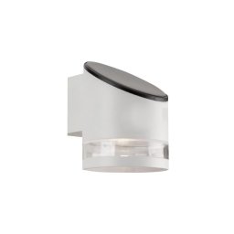 LED Luminária Solar Exterior de Parede LED/1W/3,7V 3000K IP54 1200 mAh branca
