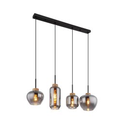 Globo 15549-4H - Candeeiro suspenso MATT 4xE27/40W/230V