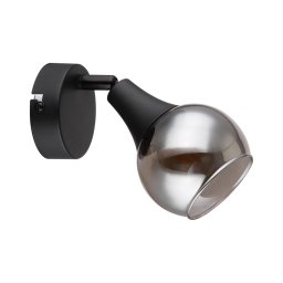 Globo 57904-1 - Foco de parede GLYPTAR 1xE14/40W/230V preto