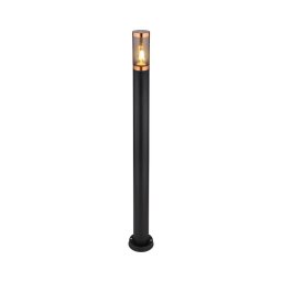 Globo 3159BC - Candeeiro exterior BOSTON 1xE27/23W/230V IP44 110 cm preto/cobre