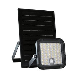 Refletor solar LED dimmável 10W 3,7V 4000/6000K IP65 com sensor + DO