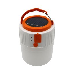 Lâmpada solar LED 3W 7000K IPX4 3200mAh com powerbank branca