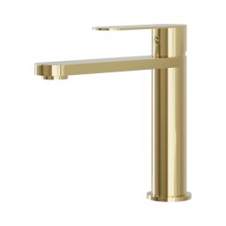 Torneira para lavatório TARNBY 17,3 cm, latão polido