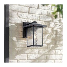 Kichler KL-CAPPANNA-M-BKT - Aplique de parede exterior M CAPPANNA 1xE27/60W/230V IP44
