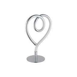 Globo 28054C - Candeeiro de mesa LED AMORE LED/6W/230V cromado brilhante