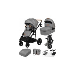 Lionelo - Carrinho combinado 2 em 1 MARI TOUR Grey Stone