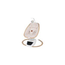 Lionelo - Baloiço para bebé com melodia OLIVIA Beige Natural + controlo remoto