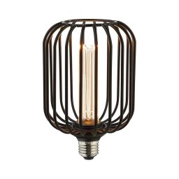 Searchlight 26005BK - Lâmpada LED decorativa GLOBE E27/4,5W/230V 2700K
