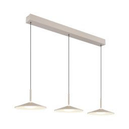 Globo 15635SA-3H - Lustre LED suspenso por cabo LAMPONE LED/24W/230V 4000K bege
