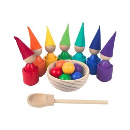 2Kids Toys - Bonecas arco-íris com bolinhas, 7 cores