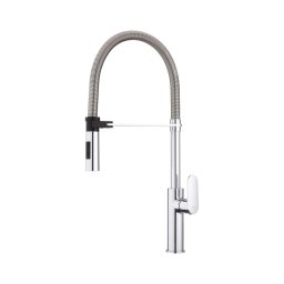 Paffoni - Misturadora de cozinha com bico extraível CANDY 52,5 cm em cromo brilhante