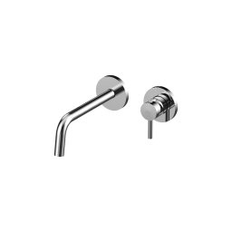 Paffoni - Bateria para lavatório LIGHT para instalação embutida, cromo brilhante