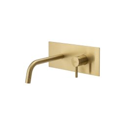 Paffoni - Misturador de lavatório encastrável LIGHT, dourado escovado