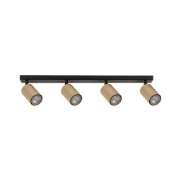 Refletor ZOOM 4xGU10/25W/230V preto antigo/dourado