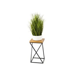 Suporte para plantas LOFT 40x24 cm preto/marrom