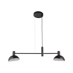 Candelabro suspenso ARTIS 2xE14/40W/230V preto