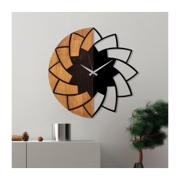 Relógio de parede diâmetro 56 cm 1xAA madeira/metal