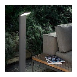 Ideal Lux - Candeeiro exterior LED STYLE LED/8,5W/230V 4000K 100 cm CRI 90 IP54 antracite
