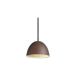 Ideal Lux - Candeeiro suspenso FOLK 1xE27/60W/230V diâmetro 18 cm castanho