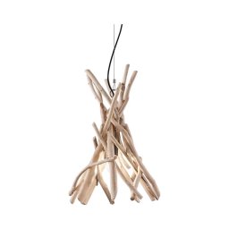 Ideal Lux - Candeeiro suspenso DRIFTWOOD 1xE27/60W/230V goiaba