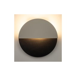 Iluminação de parede LED LUNA LED/7W/230V diâmetro 26 cm preto/bege