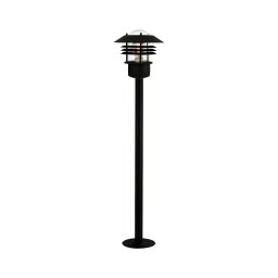 Nordlux - Candeeiro de exterior VEJERS 1xE27/60W/230V IP54 preto 92 cm